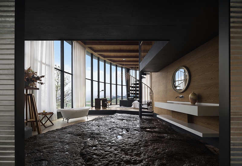 亿伽设计-汤泉设计-崖壁泳池度假酒店:原始洞穴体验的空间转译 亿伽设计-汤泉设计-崖壁泳池度假酒店:原始洞穴体验的空间转译