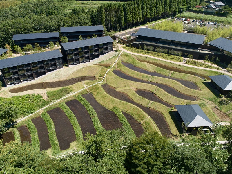 亿伽设计│水疗设计│洗浴设计│界·由布院温泉：以梯田景观为主的日式温泉客栈