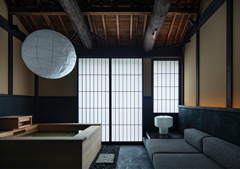 亿伽设计-汤泉设计-Nazuna Kyoto町屋酒店：记忆与生活方式的物质载体
