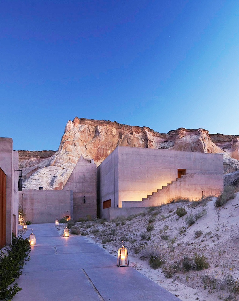 亿伽洗浴设计│红色岩石王国的洗浴中心：峡谷沙漠之中尽展荒凉的奢华