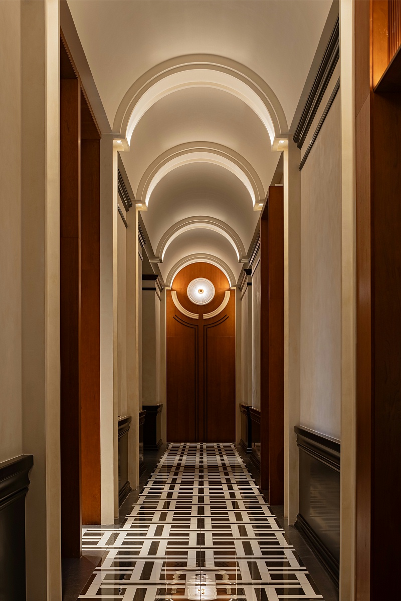 亿伽设计-汤泉设计-SPA 馆：以“老钱风”的温润底蕴为基底设计