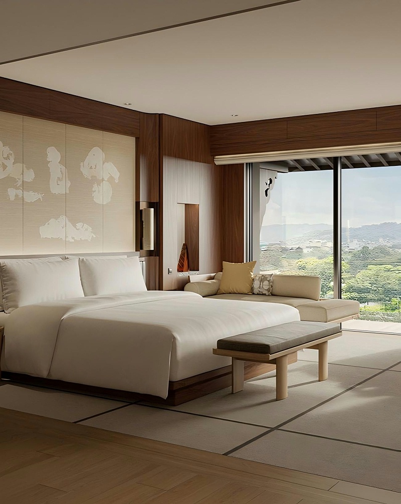 亿伽设计-汤泉设计-京都嘉佩乐温泉酒店：以传统町屋的空间哲思为设计灵感