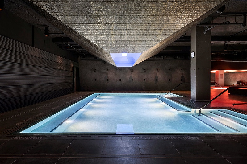 亿伽设计-水疗设计-温泉设计-Bathhouse Flatiron水疗中心：美式水疗以时尚、现代的设计为重点