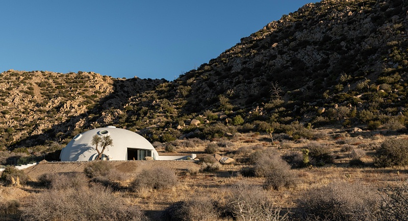 亿伽设计-汤泉设计-穹顶私汤别墅：一件“活着的雕塑”