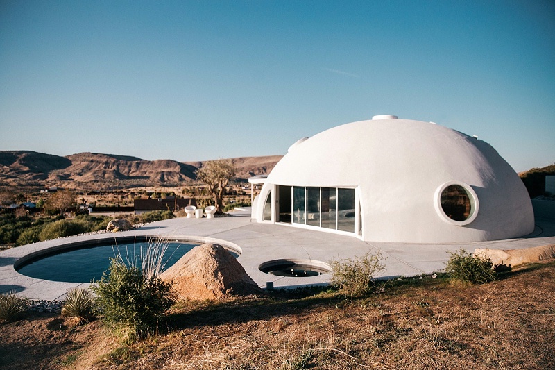 亿伽设计-汤泉设计-穹顶私汤别墅：一件“活着的雕塑”