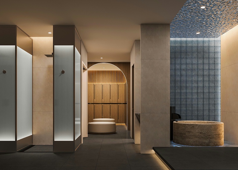 汤泉设计-新疆木棉汤泉馆：聚焦社区高效微型洗浴