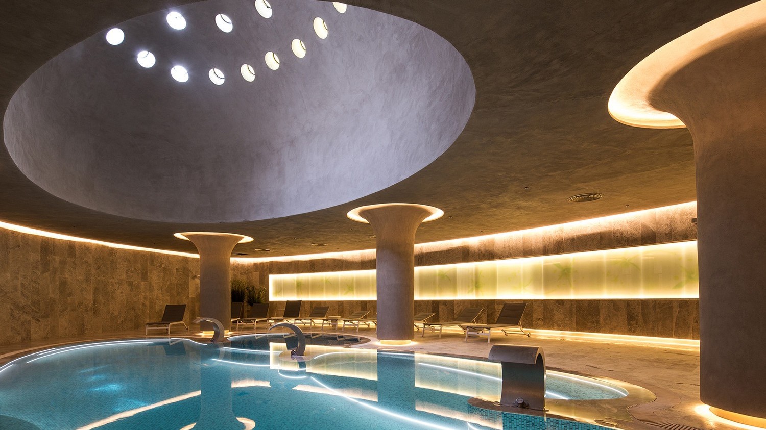 亿伽泉温设计-埃斯基谢希尔水疗酒店：藏在地下的水疗和健康中心