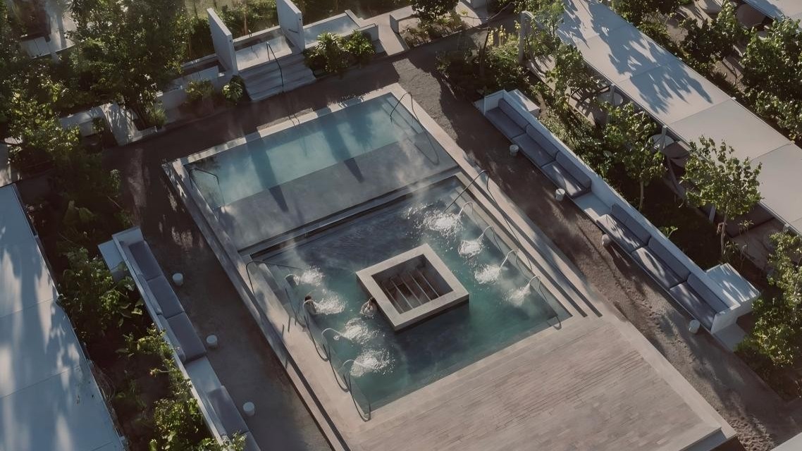 亿伽设计-汤泉设计-花园温泉：在热与静里沉入大地