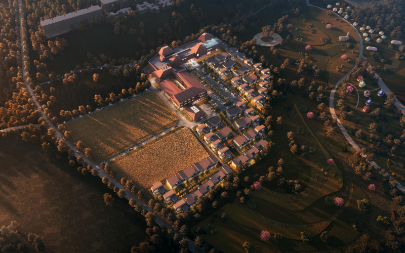 漱心•峡谷艺术温泉：原生态艺术温泉酒店